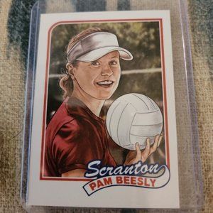 Pam Beesly The Office Trading Card by Cuyler Smith Signed